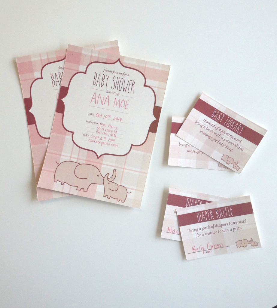 MSD Baby Shower Invite Set