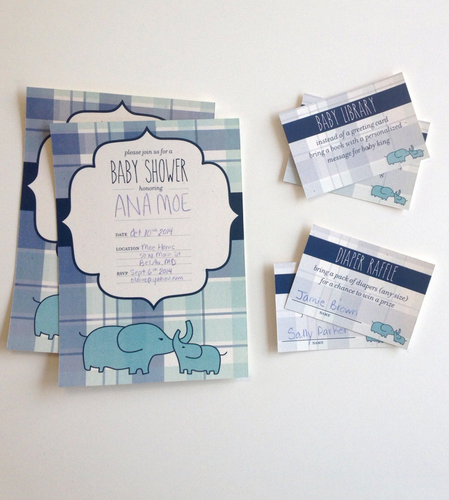 MSD Baby Shower Invite Set MSD Baby Shower Invite Set