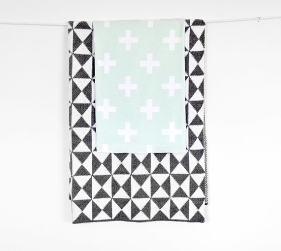 Graphic Baby Blankets
