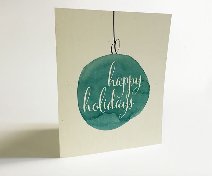Free Holiday Card Printable - MSD
